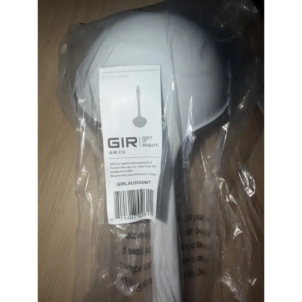 GIR Get It Right Silicone Kitchen Utensils Studio White Lot of 4 New